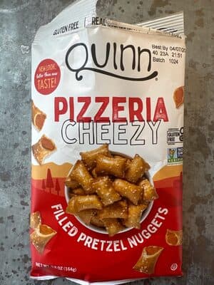 PLANT BASED CHEEZY FILLED PRETZEL NUGGETS, PLANT BASED CHEEZY