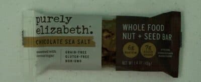 CHOCOLATE SEA SALT WHOLE FOOD NUT + SEED BAR, CHOCOLATE SEA SALT