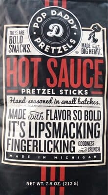HOT SAUCE PRETZEL STICKS, HOT SAUCE