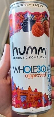 MIXED BERRY PROBIOTIC KOMBUCHA, MIXED BERRY