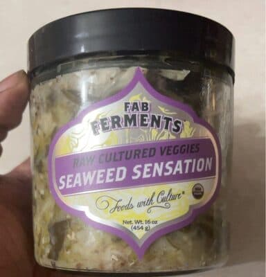 SEAWEED SENSATION RAW CULTURED VEGGIES, SEAWEED SENSATION