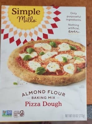 PIZZA DOUGH BAKING MIX ALMOND FLOUR, PIZZA DOUGH