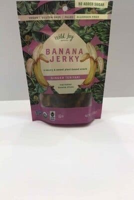 GINGER TERIYAKI BANANA JERKY, GINGER TERIYAKI