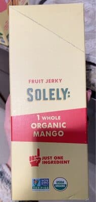 ORGANIC MANGO FRUIT JERKY, MANGO