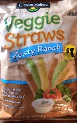 ZESTY RANCH VEGGIE STRAWS, ZESTY RANCH