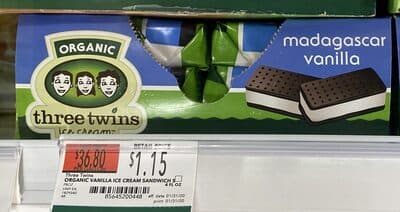 ORGANIC ICE CREAM WAFER SANDWICHES