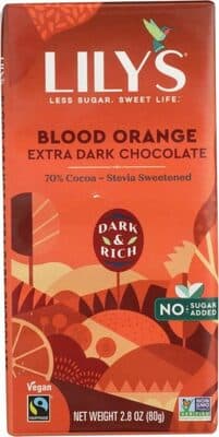 BLOOD ORANGE EXTRA DARK CHOCOLATE, BLOOD ORANGE