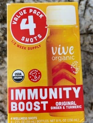 ORIGINAL GINGER & TURMERIC IMMUNITY BOOST WELLNESS SHOTS, ORIGINAL