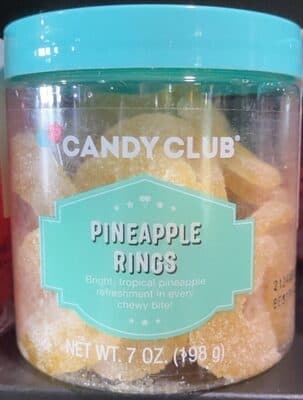 PINEAPPLE RINGS CANDY, PINEAPPLE