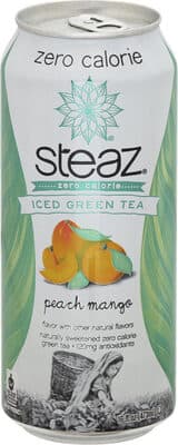 ICED GREEN TEA, PEACH MANGO