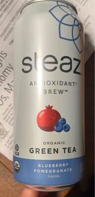 ORGANIC LIGHTLY SWEETENED BLUEBERRY POMEGRANATE ICED GREEN TEA