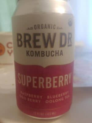 SUPERBERRY RAW & PROBIOTIC KOMBUCHA, SUPERBERRY