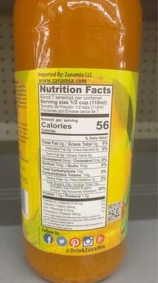 CARROT & MANGO JUICE DRINK
