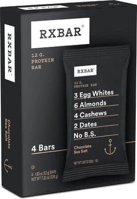 12 G. PROTEIN BAR, CHOCOLATE SEA SALT