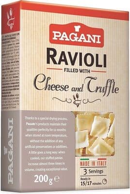 RAVIOLI FILLED WITH CHEESE AND CRUFFLE