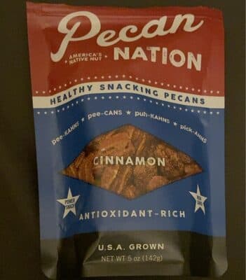 CINNAMON HEALTHY SNACKING PECANS, CINNAMON