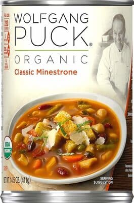 WOLFGANG PUCK SOUP ORG MINESTRONE
