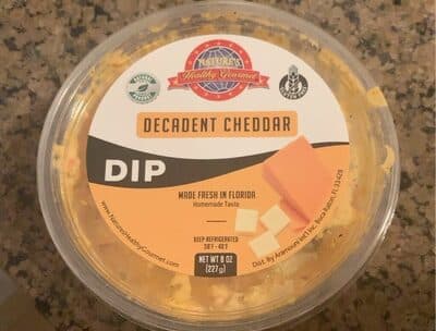 DECADENT CHEDDAR DIP, DECADENT CHEDDAR