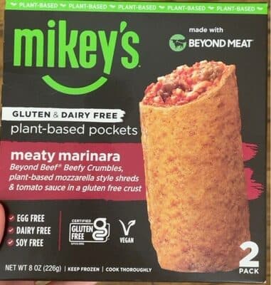 GLUTEN & DAIRY FREE MEATY MARINARA PLANT-BASED POCKETS