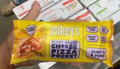 CHEESE PLANT-BASED PIZZA POCKET, CHEESE