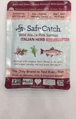 ITALIAN HERB WILD PACIFIC PINK SALMON, ITALIAN HERB