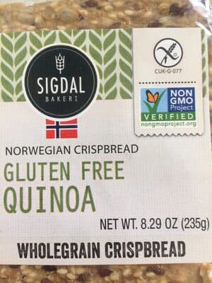 NORWEGIAN GLUTEN FREE QUINOA CRISPBREAD