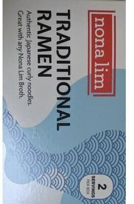 TRADITIONAL RAMEN AUTHENTIC JAPANESE CURLY NOODLES. GREAT WITH ANY NONA LIM BROTH., TRADITIONAL RAMEN