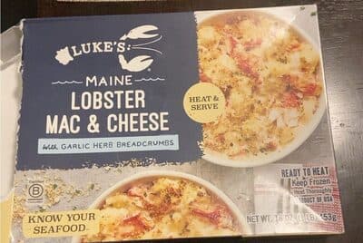 MAINE LOBSTER MAC & CHEESE WITH GARLIC HERB BREADCRUMBS, GARLIC HERB BREADCRUMBS