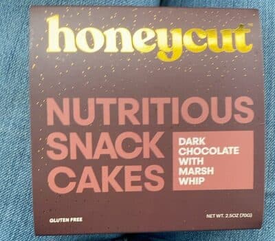 DARK CHOCOLATE WITH MARSH WHIP NUTRITIOUS SNACK CAKES, DARK CHOCOLATE WITH MARSH WHIP