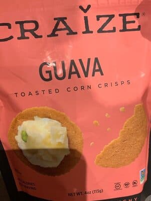 GUAVA TOASTED CORN CRACKER, GUAVA
