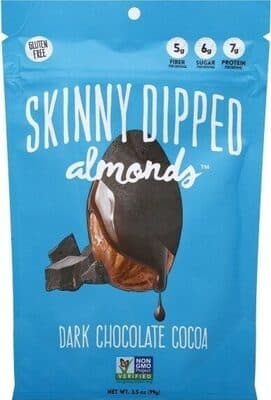 DARK CHOCOLATE COCOA ALMONDS, DARK CHOCOLATE COCOA