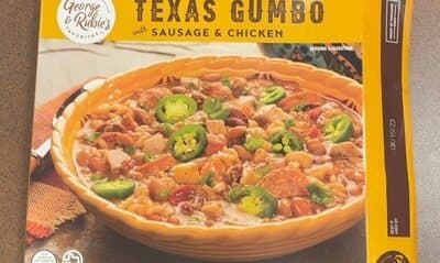 SPICY TEXAS GUMBO WITH SAUSAGE & CHICKEN, SPICY, SAUSAGE & CHICKEN