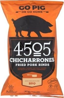 FRIED PORK RINDS, SMOKEHOUSE BBQ
