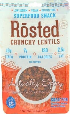 ACTUALLY SPICY CRUNCHY LENTILS SUPERFOOD SNACK, ACTUALLY SPICY