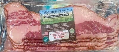 UNCURED HARDWOOD SMOKED BEEF BRISKET BACON, UNCURED HARDWOOD SMOKED BEEF BRISKET