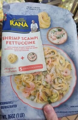 RANA SHRIMP SCAMPI FETTUCCINE, 16 OZ