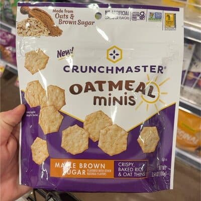 MAPLE BROWN SUGAR OATMEAL MINIS, MAPLE BROWN SUGAR