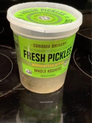 WHOLE KOSHERS FRESH PICKLES, WHOLE KOSHERS