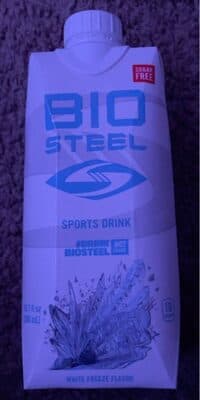 WHITE FREEZE FLAVOR SUGAR FREE SPORTS DRINK, WHITE FREEZE