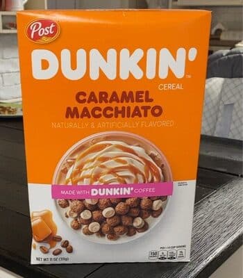 CARAMEL MACCHIATO FLAVORED CEREAL, CARAMEL MACCHIATO