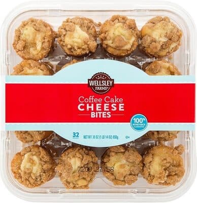 COFFEE CAKE CHEESE BITES