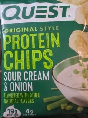 PROTEIN CHIPS SOUR CREAM & ONION FLAVOR