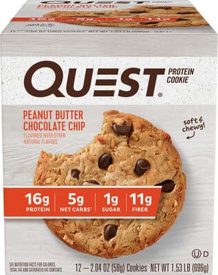 PEANUT BUTTER CHOCOLATE CHIP PROTEIN COOKIE, PEANUT BUTTER CHOCOLATE CHIP