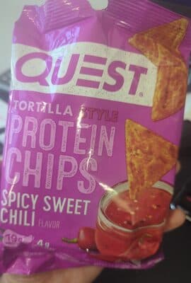 SPICY SWEET CHILI TORTILLA STYLE PROTEIN CHIPS, SPICY SWEET CHILI