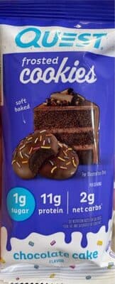 CHOCOLATE CAKE FROSTED COOKIES, CHOCOLATE CAKE