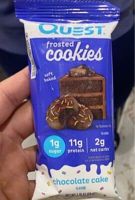 CHOCOLATE CAKE FLAVOR FROSTED COOKIES, CHOCOLATE CAKE