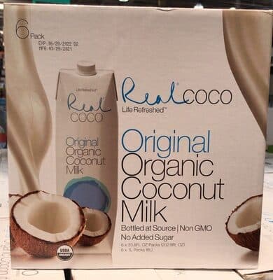 ORGANIC COCONUT MILK, ORIGINAL
