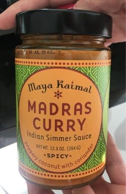 MADRAS CURRY INDIAN SIMMER SAUCE, MADRAS CURRY