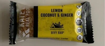 LEMON COCONUT & GINGER BIVY BAR, LEMON COCONUT & GINGER