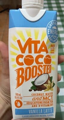 VANILLA LATTE FLAVORED COCONUT WATER AND MCT, VANILLA LATTE